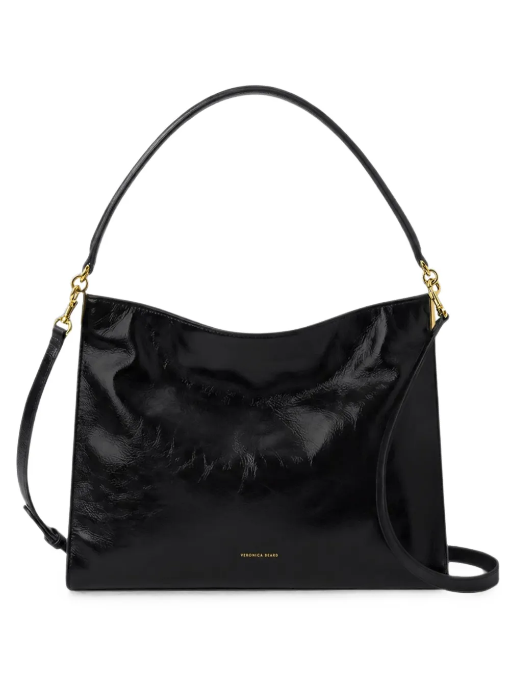 Veronica Beard Vida crinkled-effect tote bag - Noir Veronica Beard Vida crinkled-effect tote bag - Noir