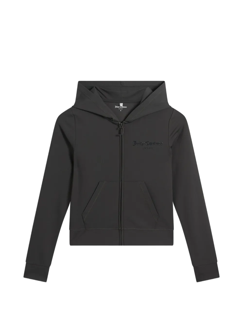 Juicy Couture logo-print zip-up hoodie - Grigio