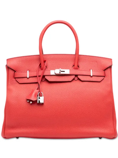 Hermès Pre-Owned sac à main Clemence Birkin Retourne 35 (2016)