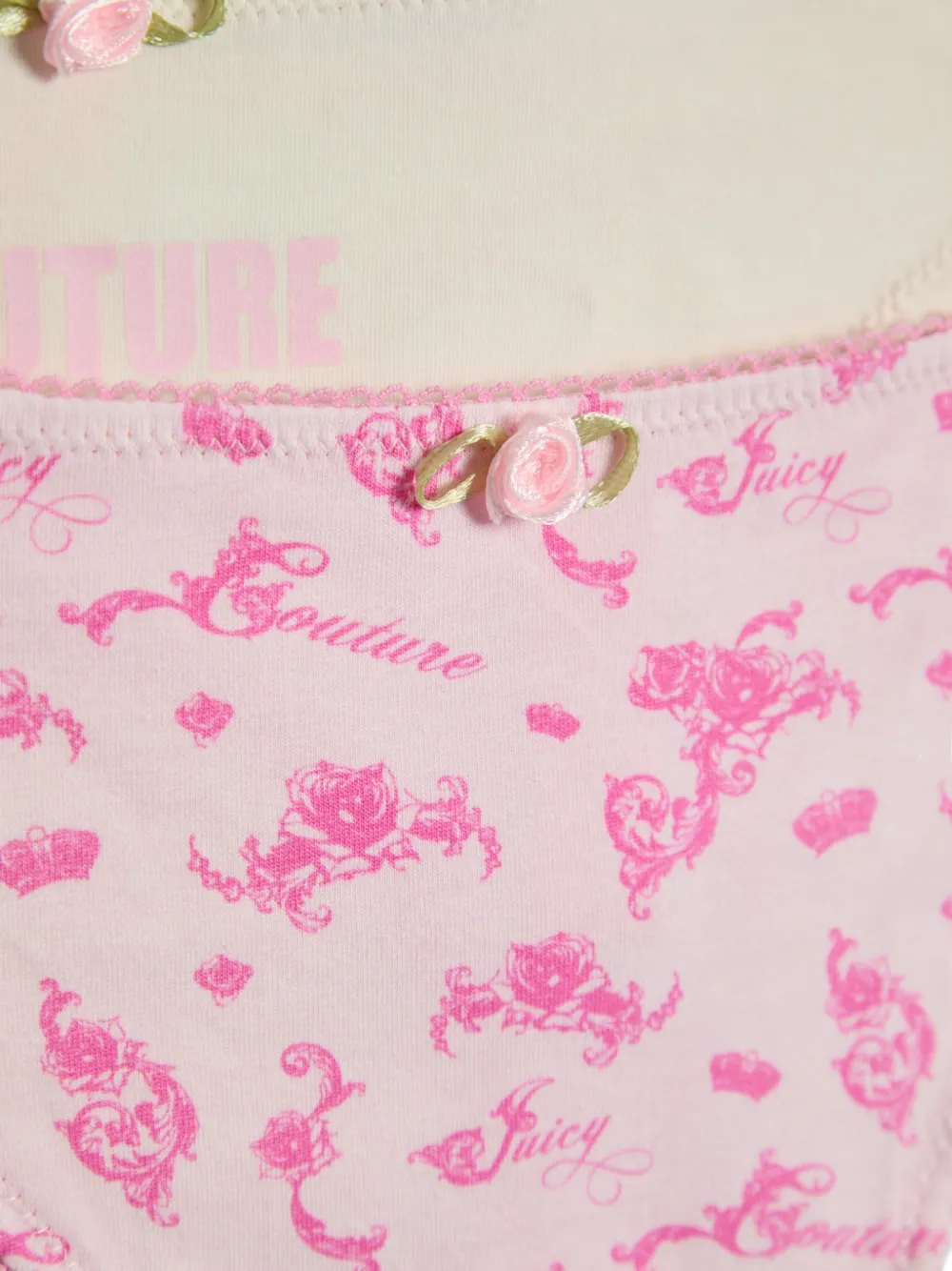 Juicy Couture Queen strings Roze