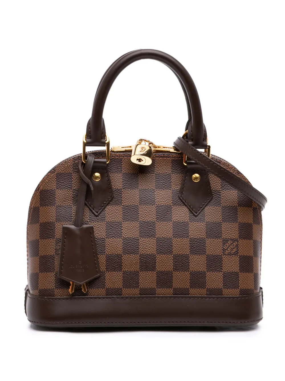 Louis Vuitton Pre-Owned 2021-2026 Damier Ebene Alma BB satchel - Marrone