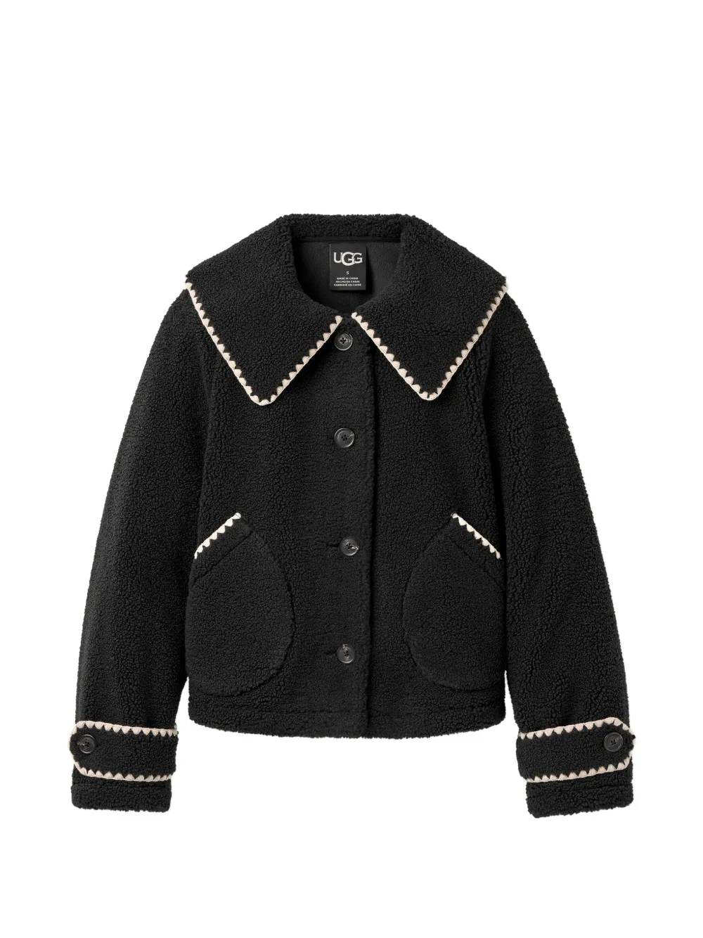 UGG Nikia teddy-texture jacket - Nero