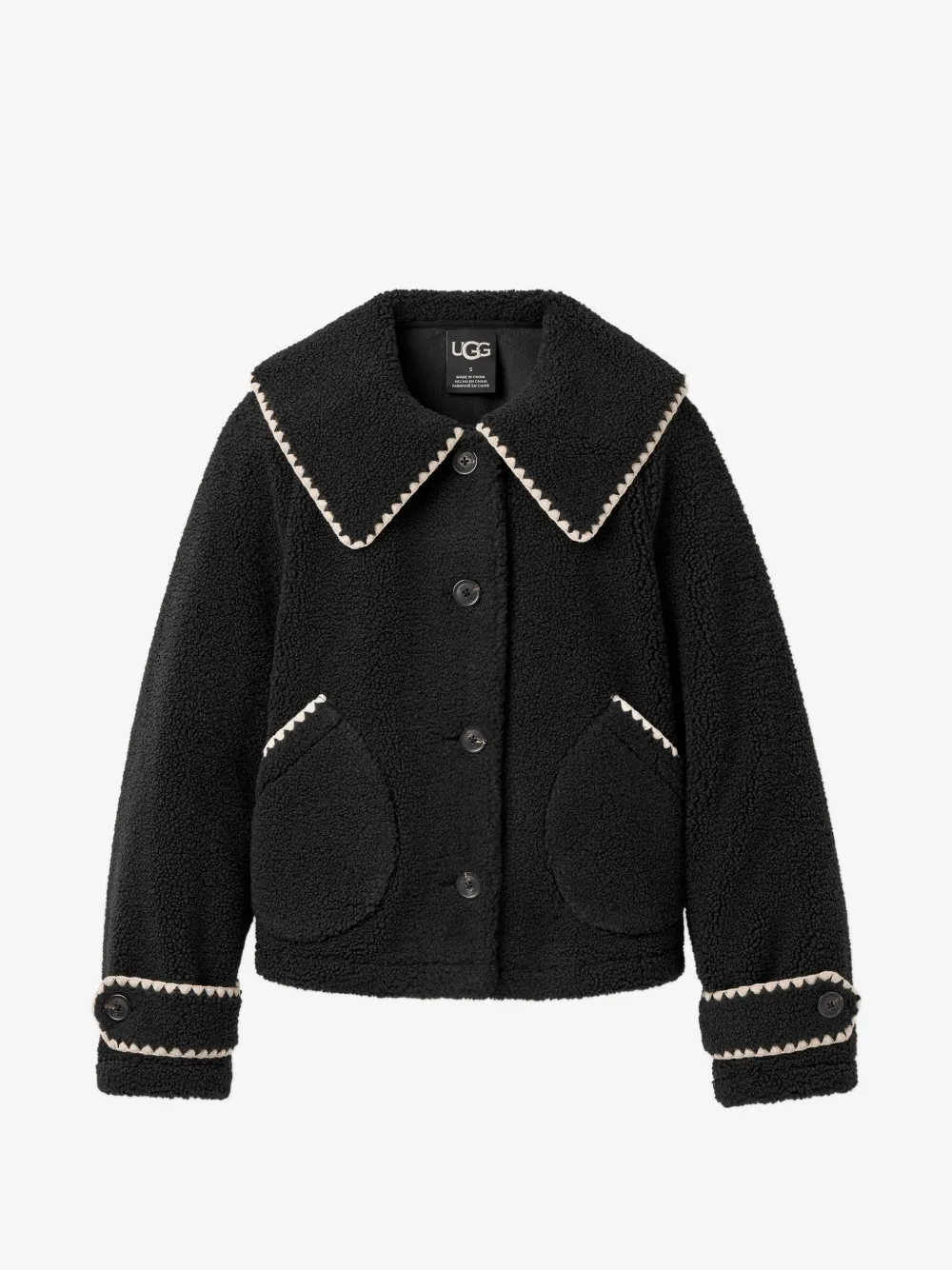 Nikia teddy-texture jacket