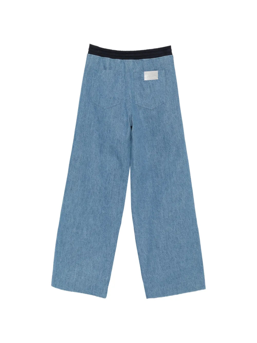 Circus Hotel Broek met zijstreep en vlakken Blauw