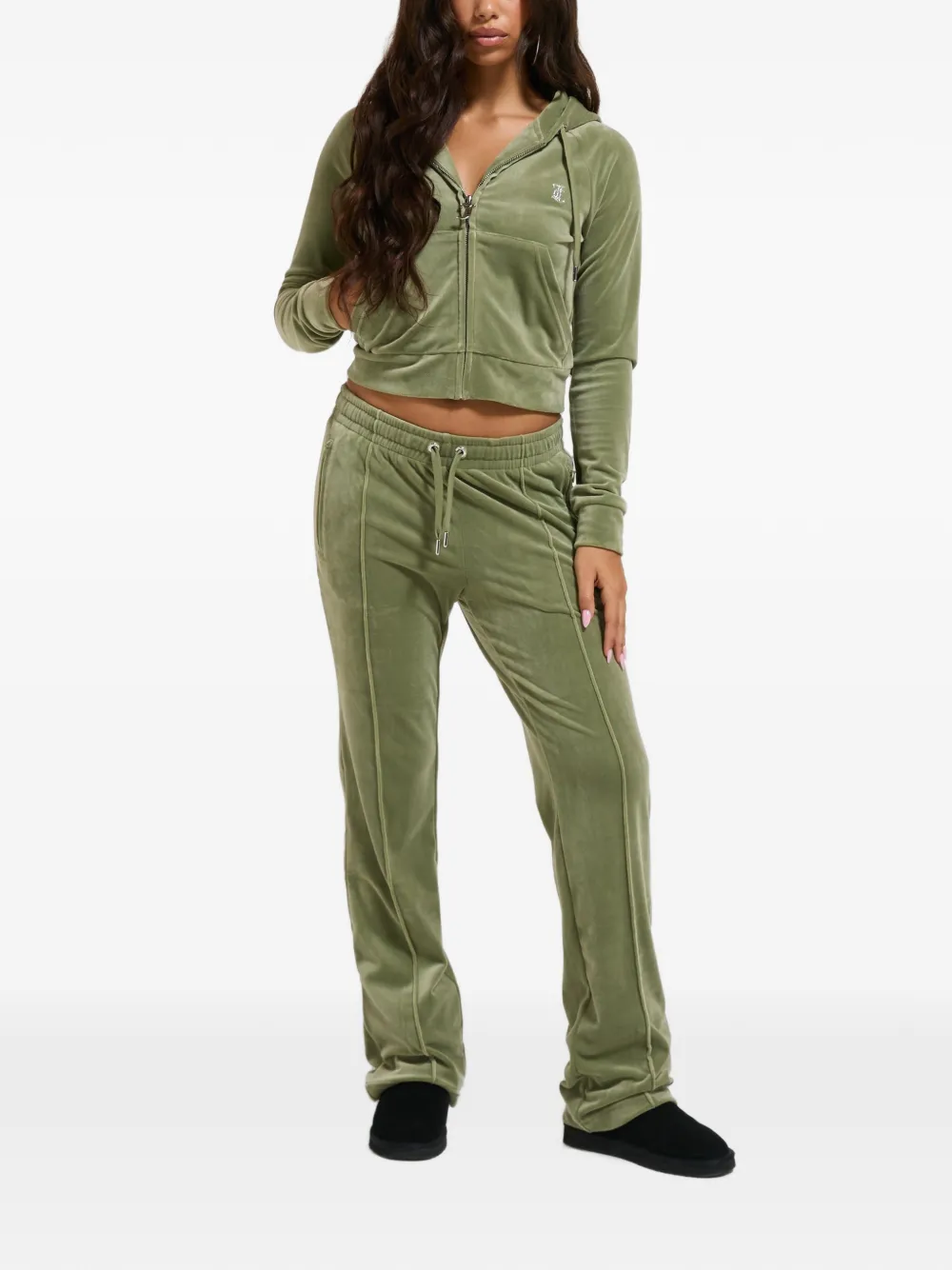 Juicy Couture Diamanté hoodie Groen