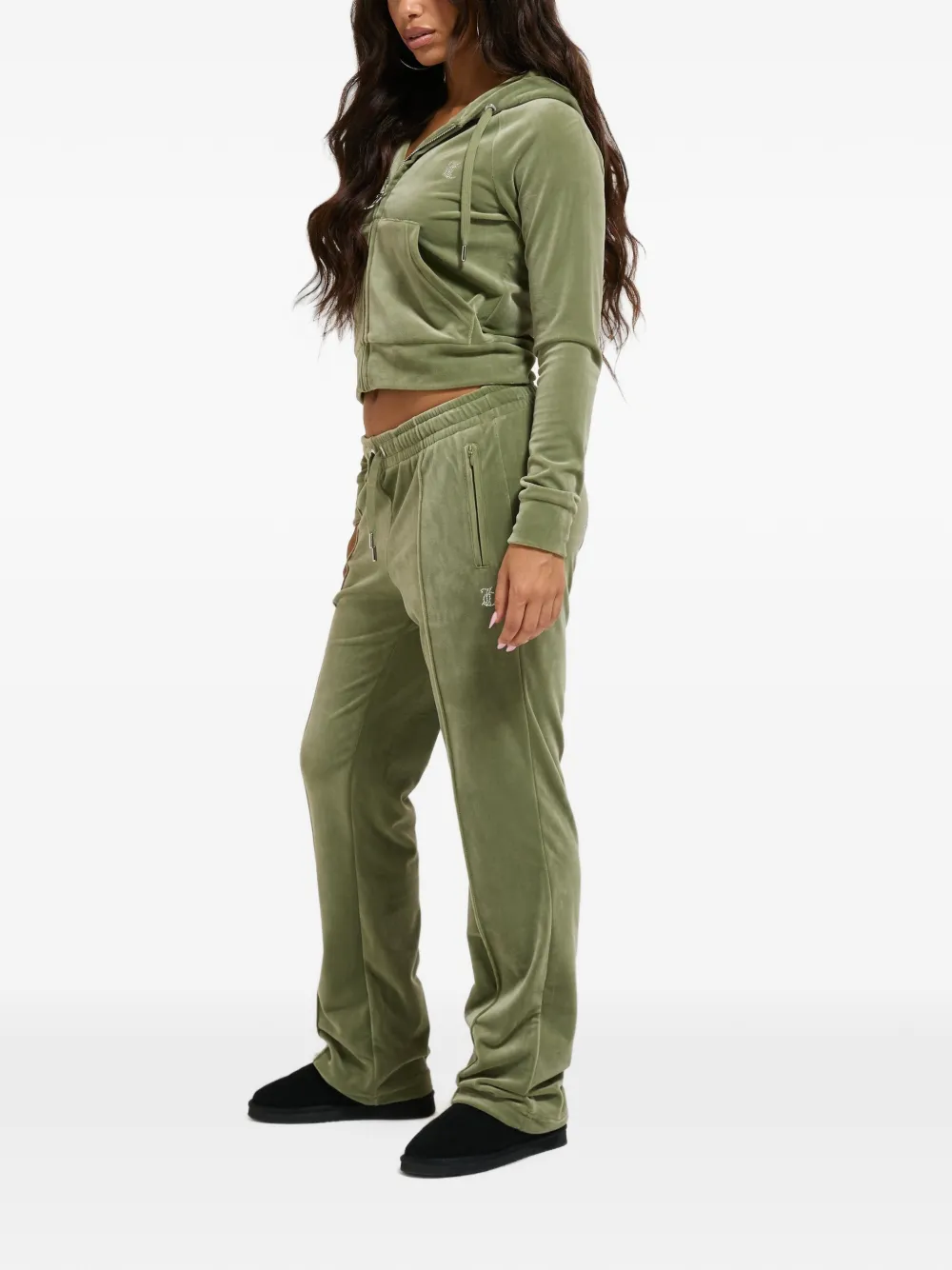 Juicy Couture Diamanté hoodie Groen