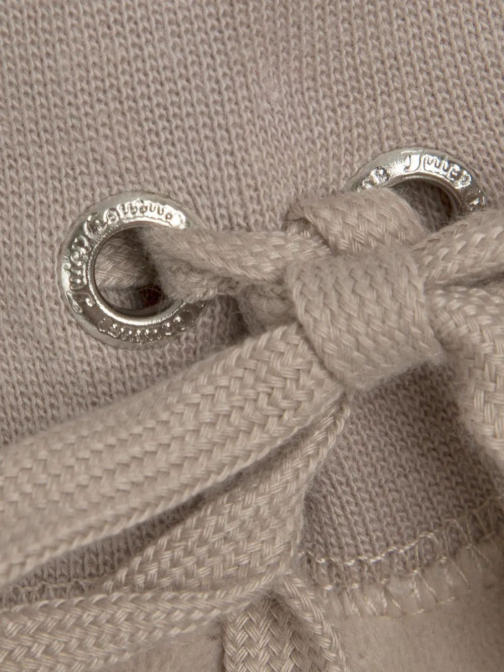 Juicy Couture velour wide-leg track pants Beige