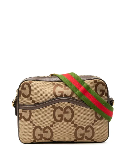Gucci Pre-Owned 2000-2015 Jumbo GG Canvas Web crossbody bag