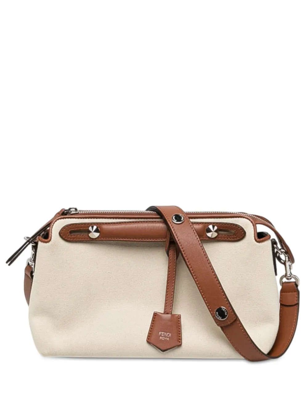 Fendi Pre-Owned sac à main moyen modèle By The Way en toile (2010-2026) - Marron