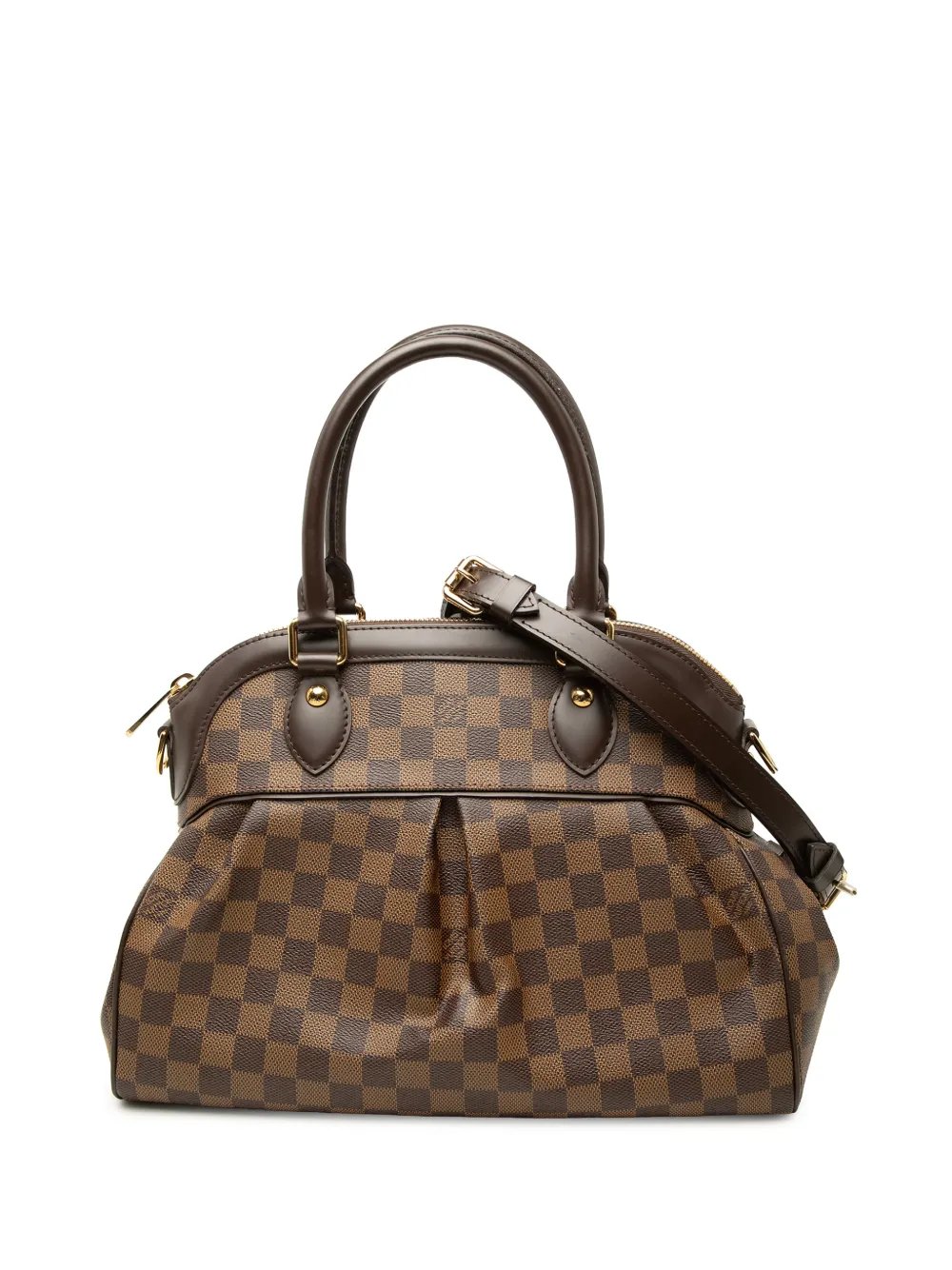 Louis Vuitton Pre-Owned 2009 Damier Ebene Trevi PM satchel - Brown