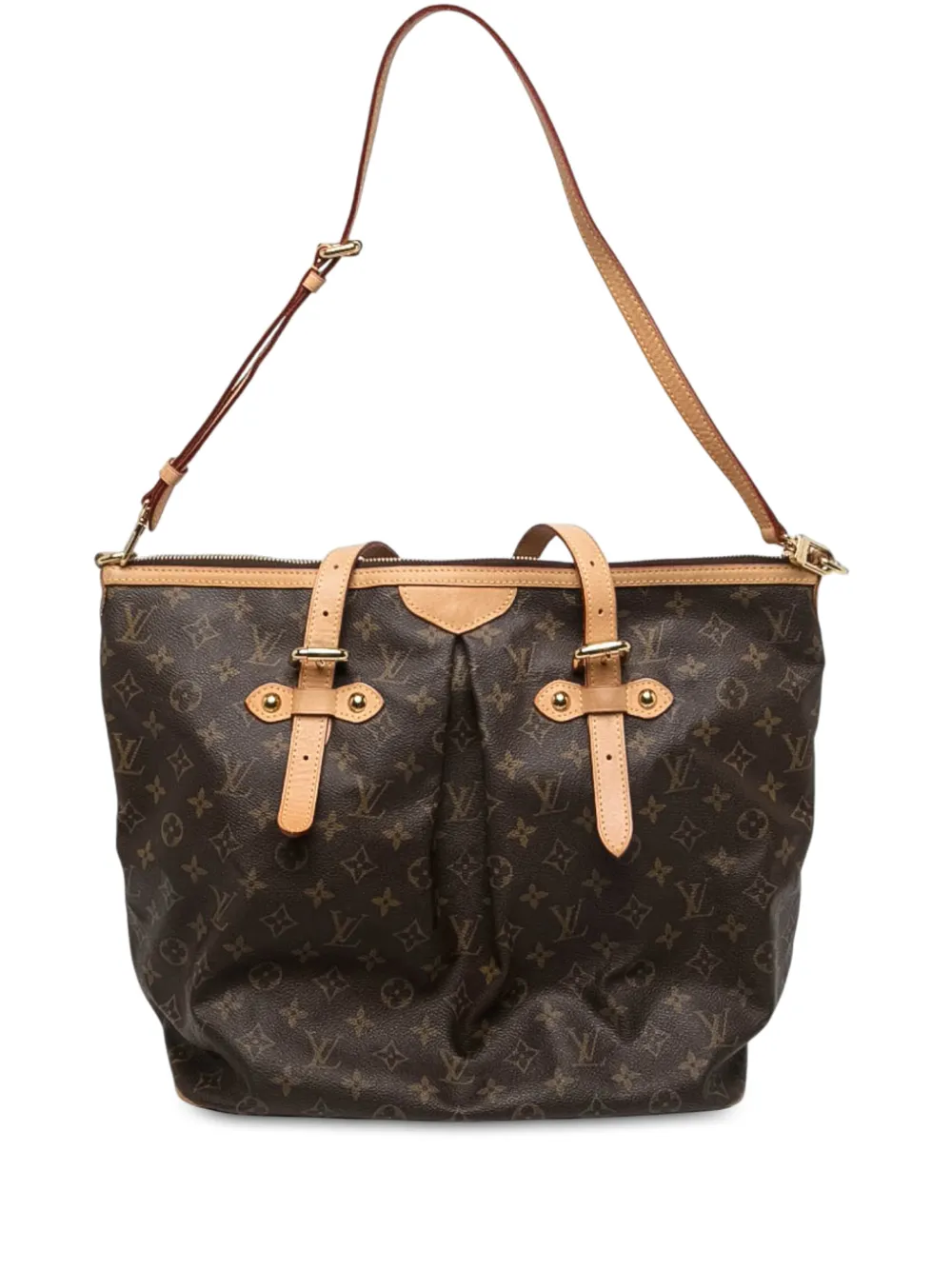 Louis Vuitton Pre-Owned 2008 Monogram Palermo GM Satchel-Tasche - Braun