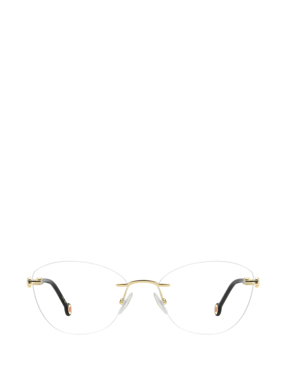 Carolina Herrera lunettes de vue à monture papillon - Or Carolina Herrera lunettes de vue à monture papillon - Or