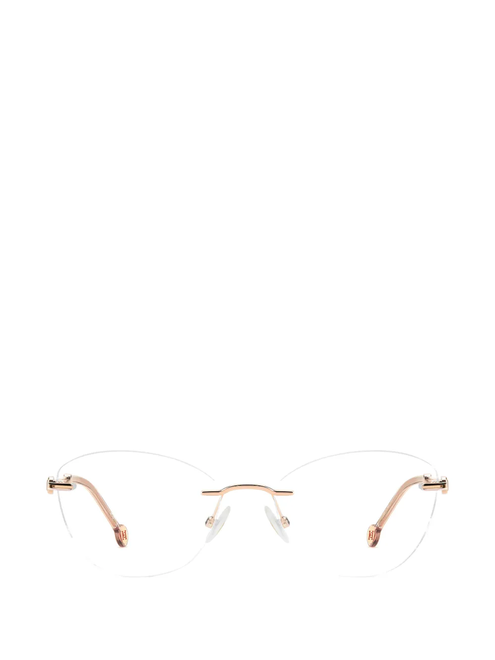 Carolina Herrera rimless cat-eye glasses