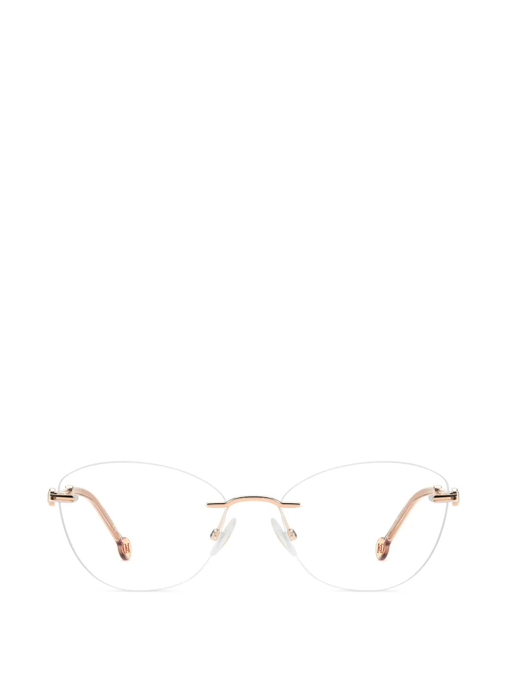 Carolina Herrera rimless cat-eye glasses
