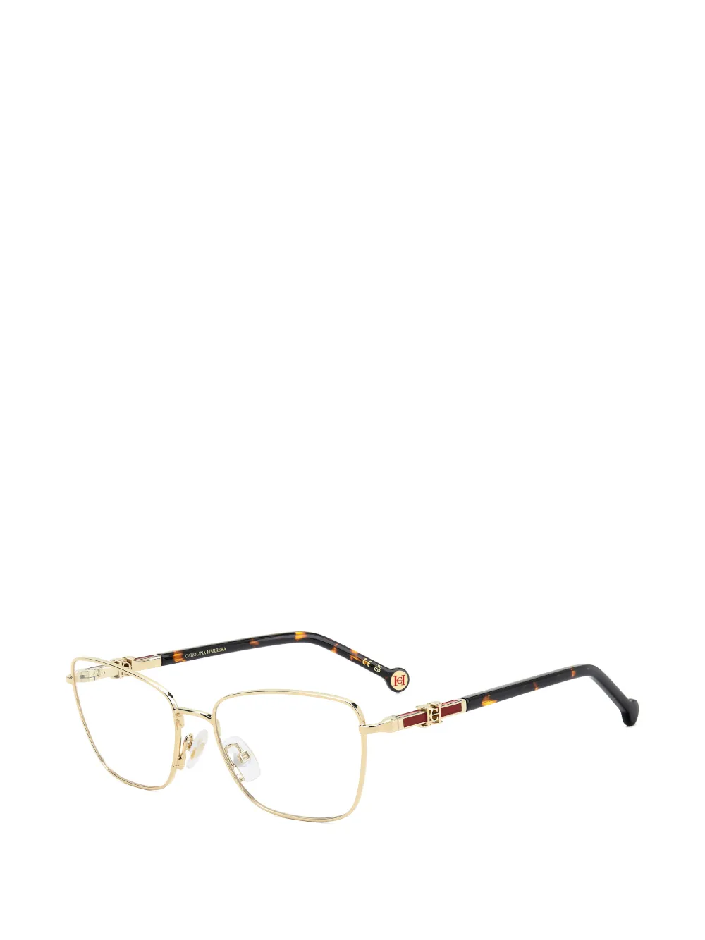 Carolina Herrera logo-plaque square-frame glasses