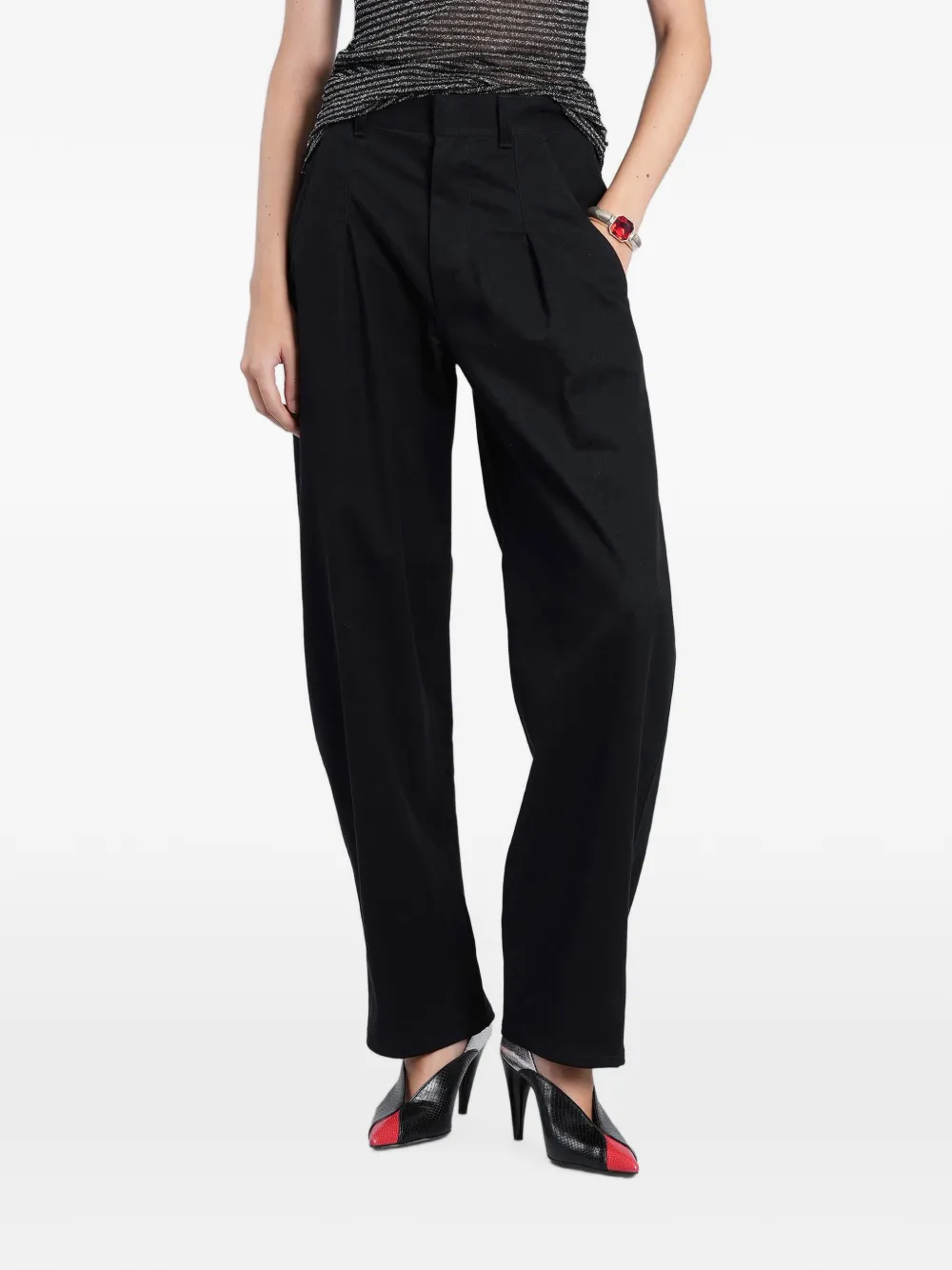 ISABEL MARANT Lenadia pleated trousers