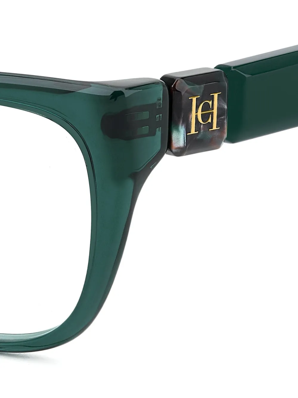 Carolina Herrera Zonnebril met cat-eye montuur Groen