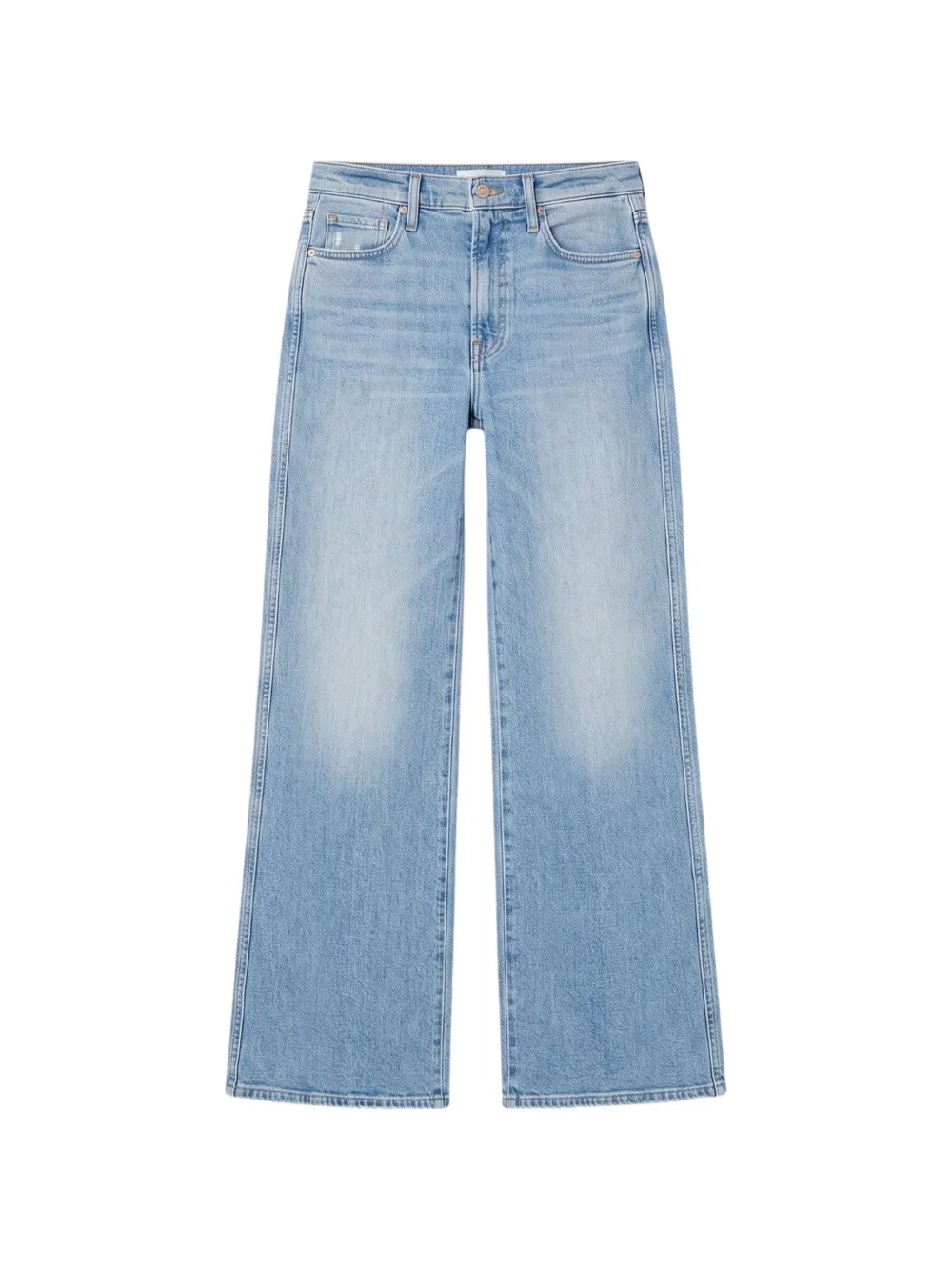 MOTHER faded wide-leg jeans