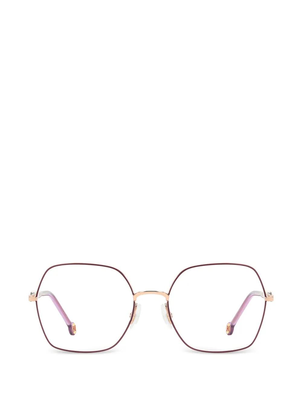Carolina Herrera lunettes de vue à monture géométrique - Violet Carolina Herrera lunettes de vue à monture géométrique - Violet