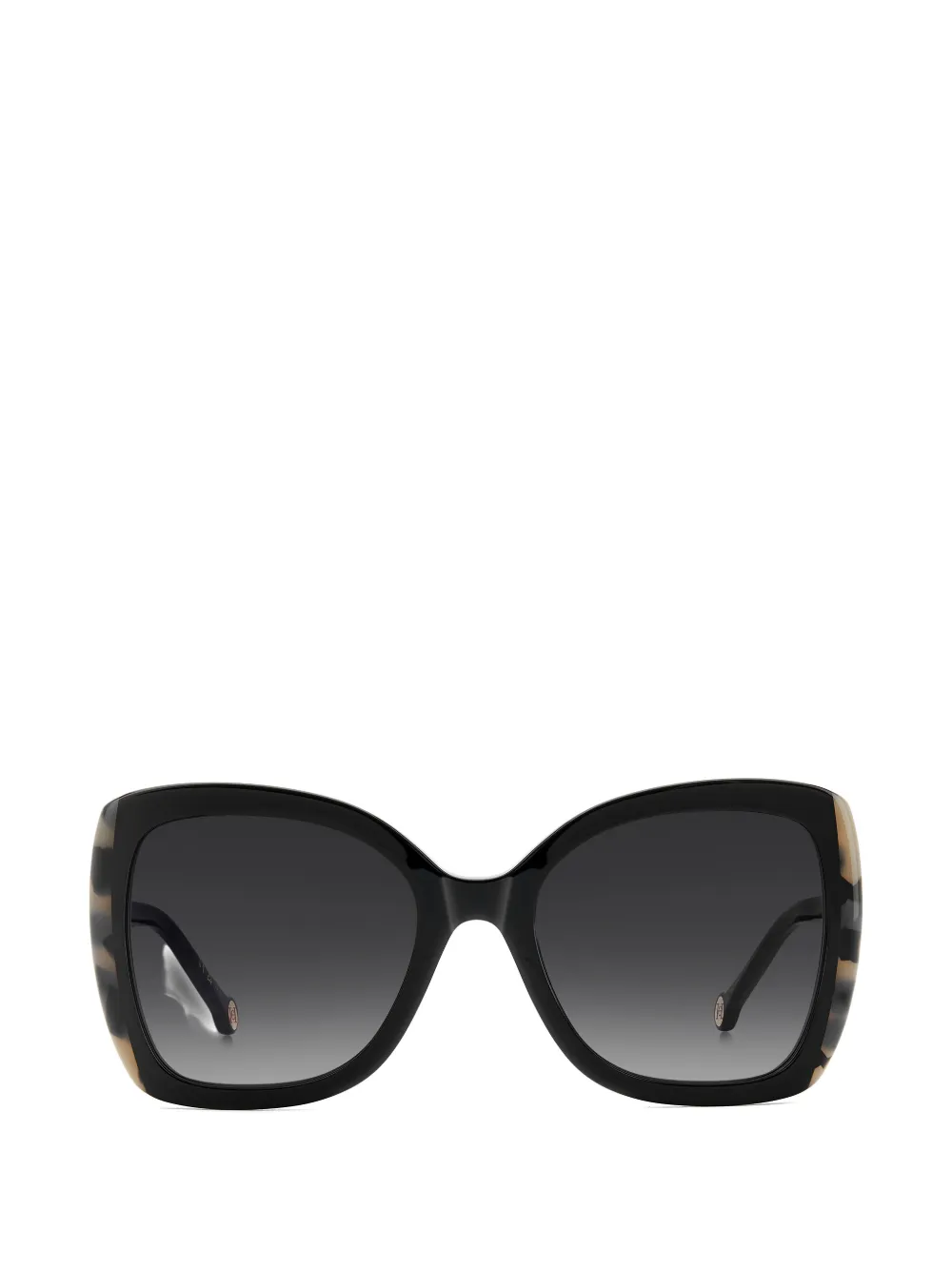 Carolina Herrera tortoiseshell-effect squared-frame sunglasses