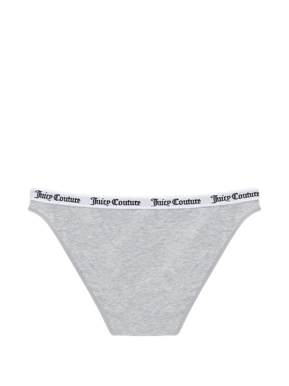 Juicy Couture Drie slips met logoband Zwart