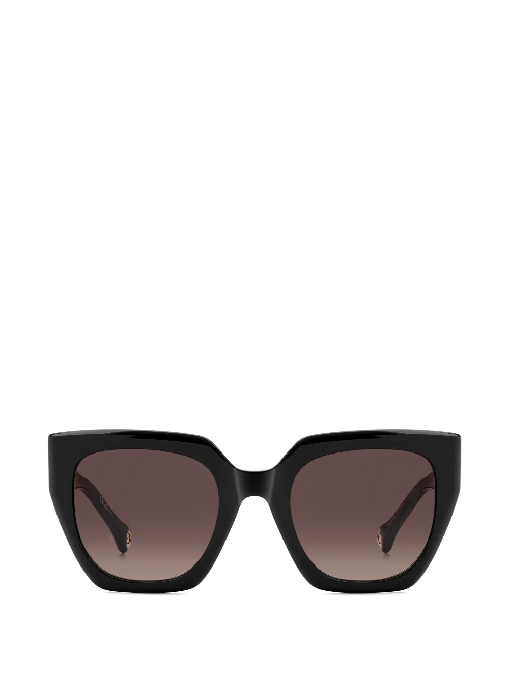 Carolina Herrera monogram-plaque geometric-frame sunglasses
