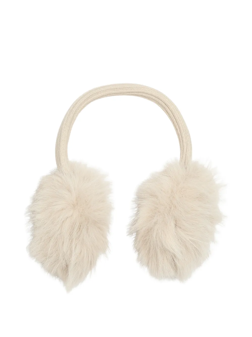 Juicy Couture Ear Muffs aus Faux Fur - Nude