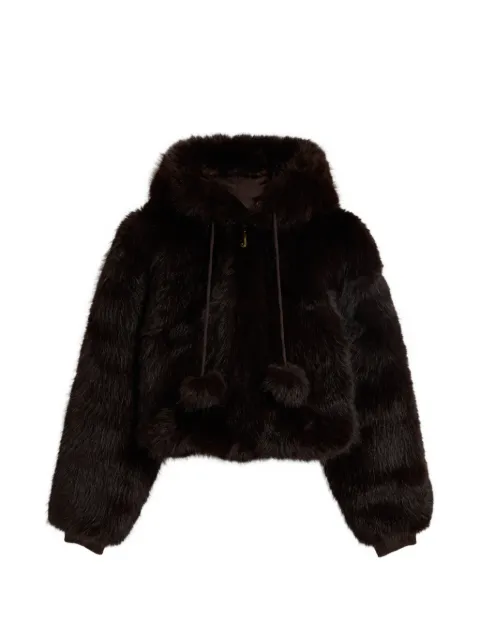 Juicy Couture Java hooded faux-fur jacket