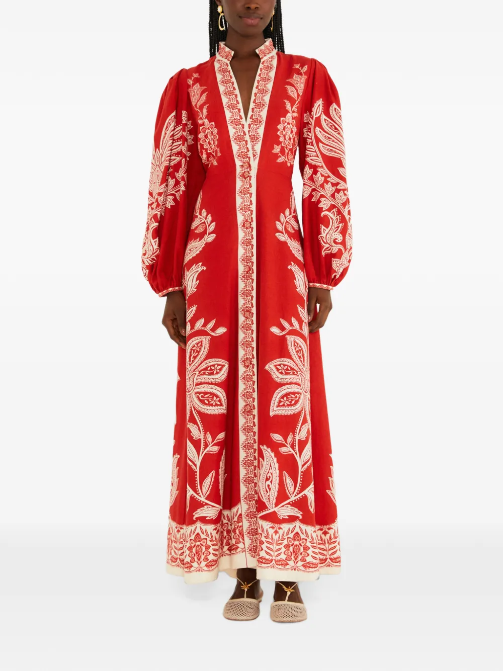FARM Rio red Miranda maxi dress Rood