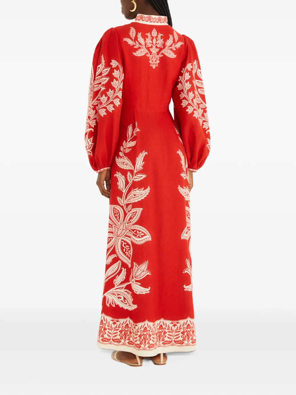 FARM Rio red Miranda maxi dress Rood