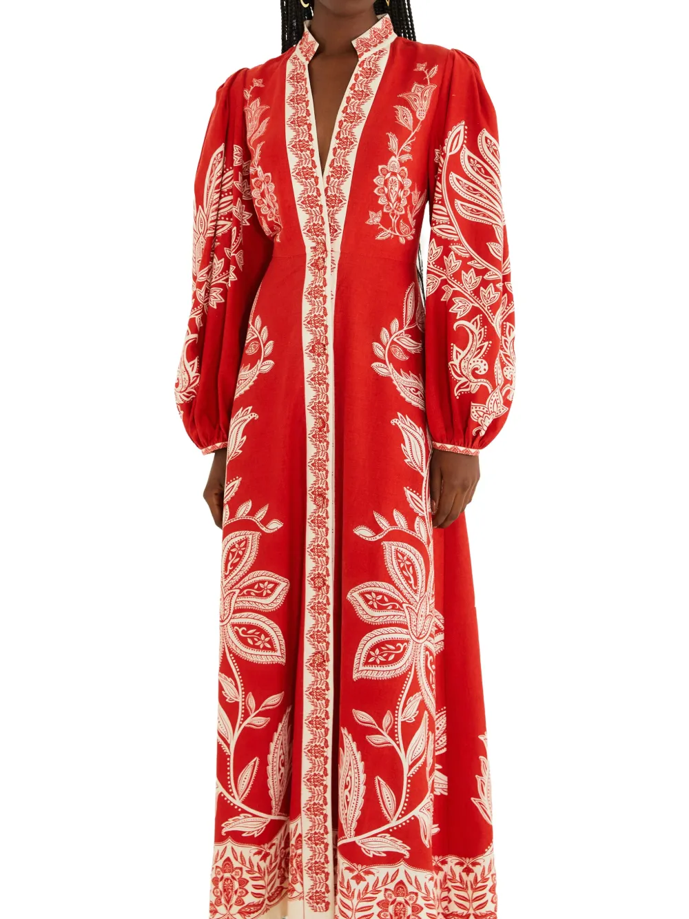 FARM Rio red Miranda maxi dress Rood