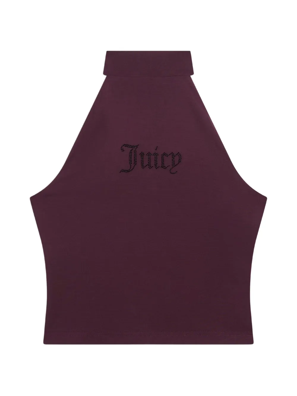 Juicy Couture logo-embellished halterneck tank top - Rosso