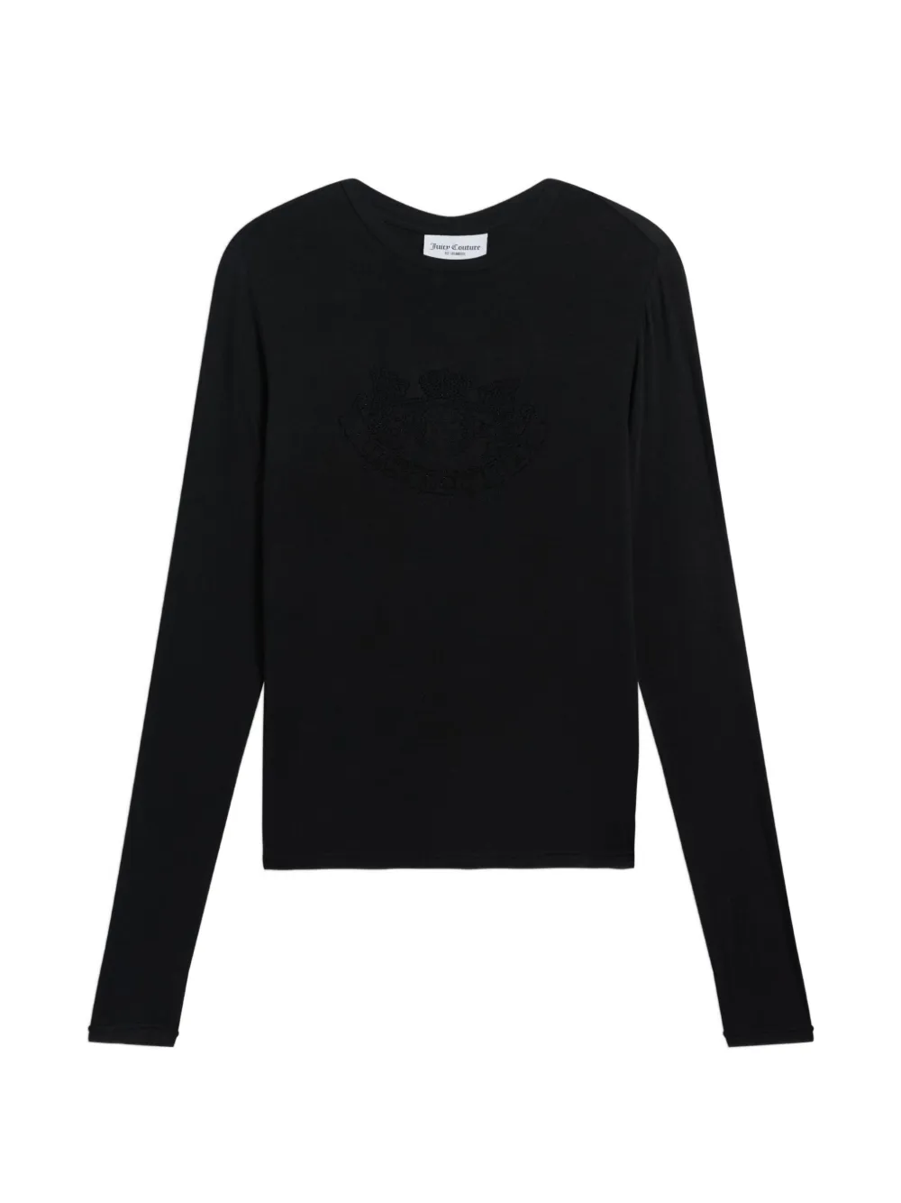 Juicy Couture t-shirt à logo strassé - Noir