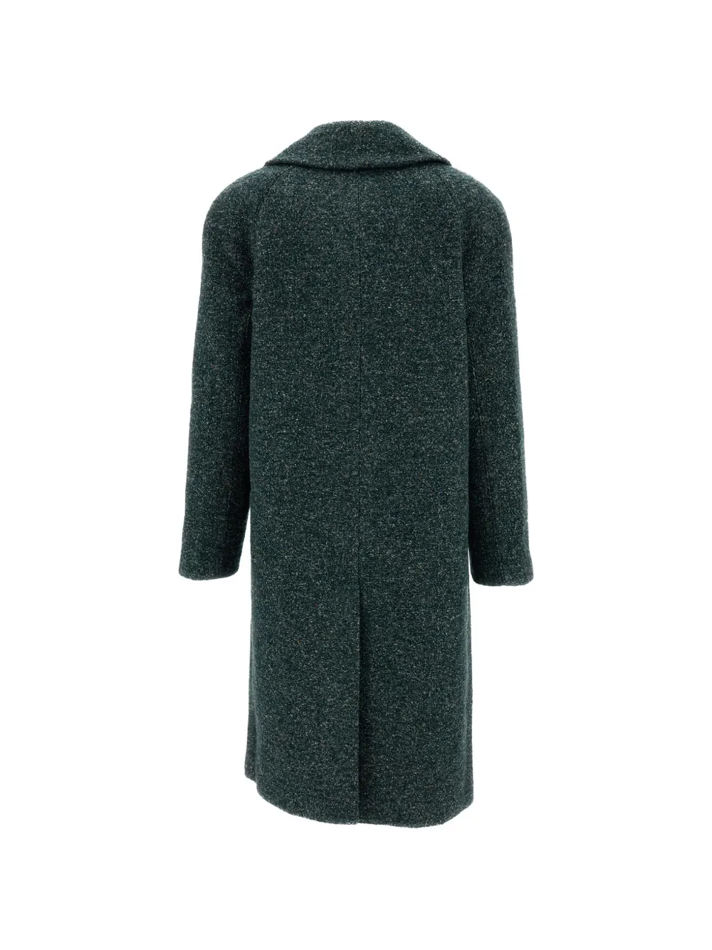 Shushu/Tong Bouclé Single-breasted Coat in Green, view 2