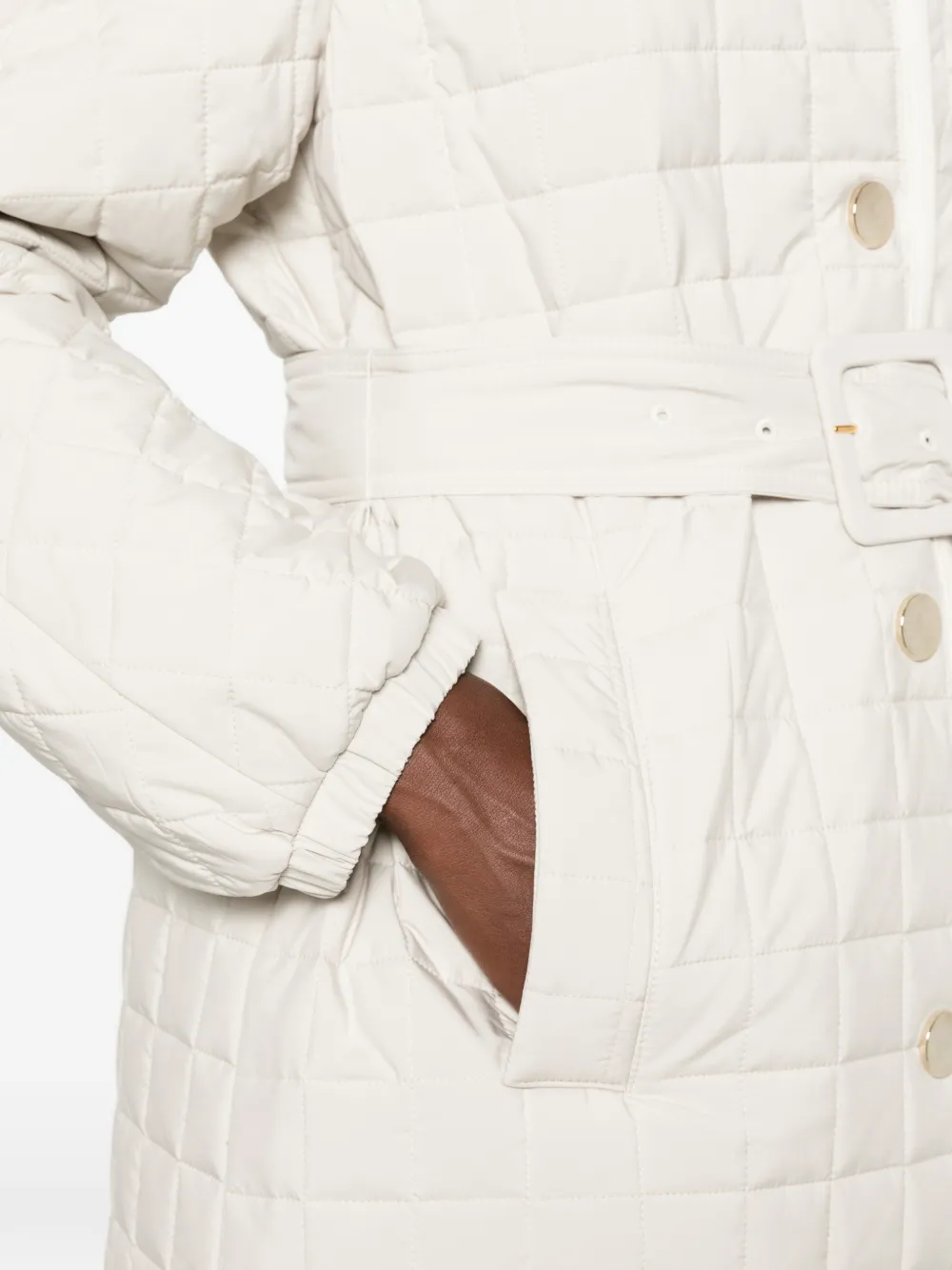 Fabiana Filippi Gewatteerde jas Beige