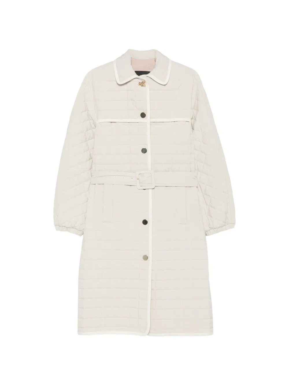 Fabiana Filippi belted quilted jacket - Toni neutri