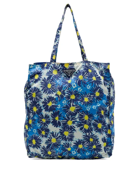 Prada Pre-Owned 2013-2026 Tessuto Stampato Floral tote bag