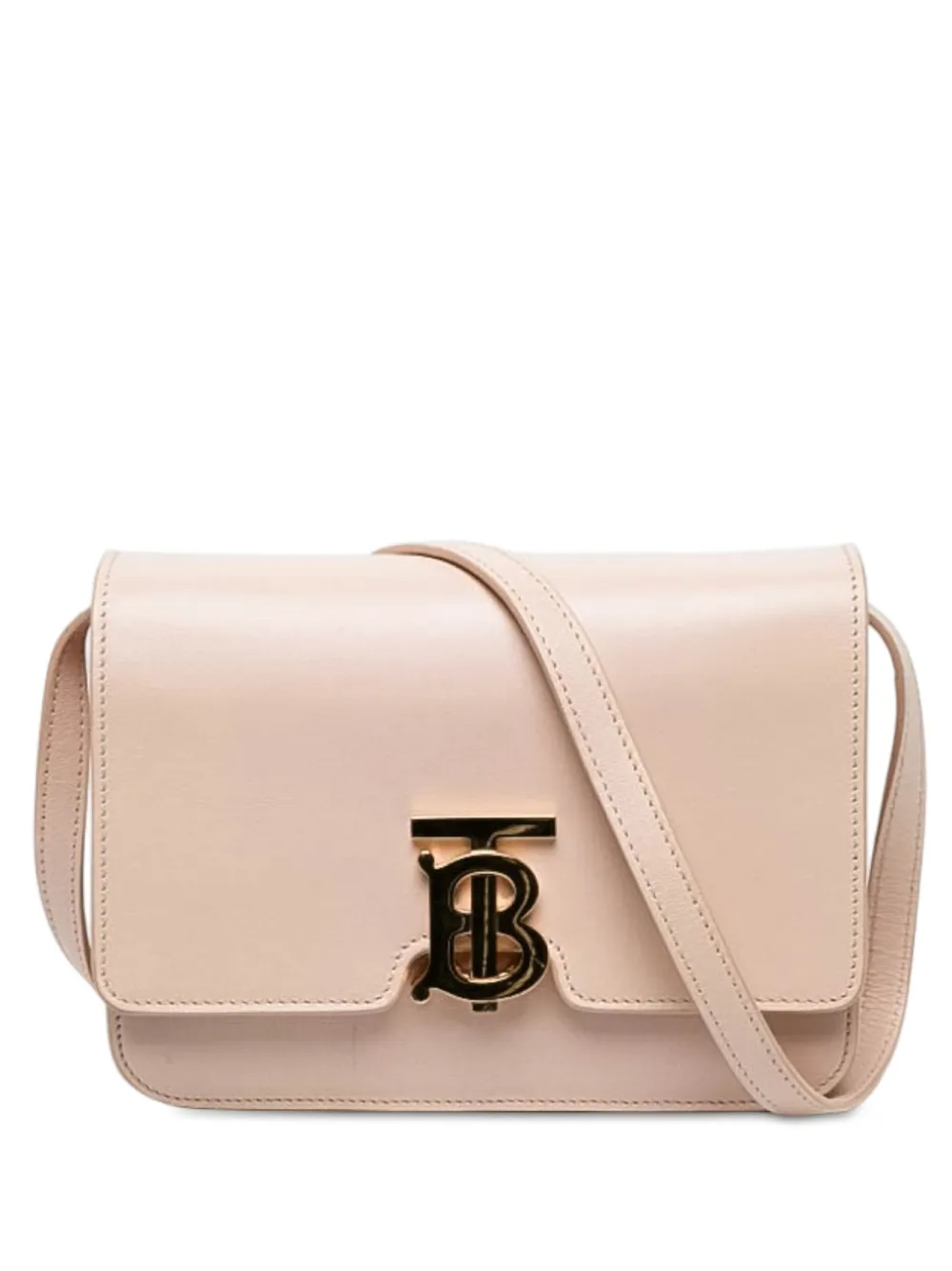 Burberry Pre-Owned 2018-2023 small TB calfskin cross body bag - Pink