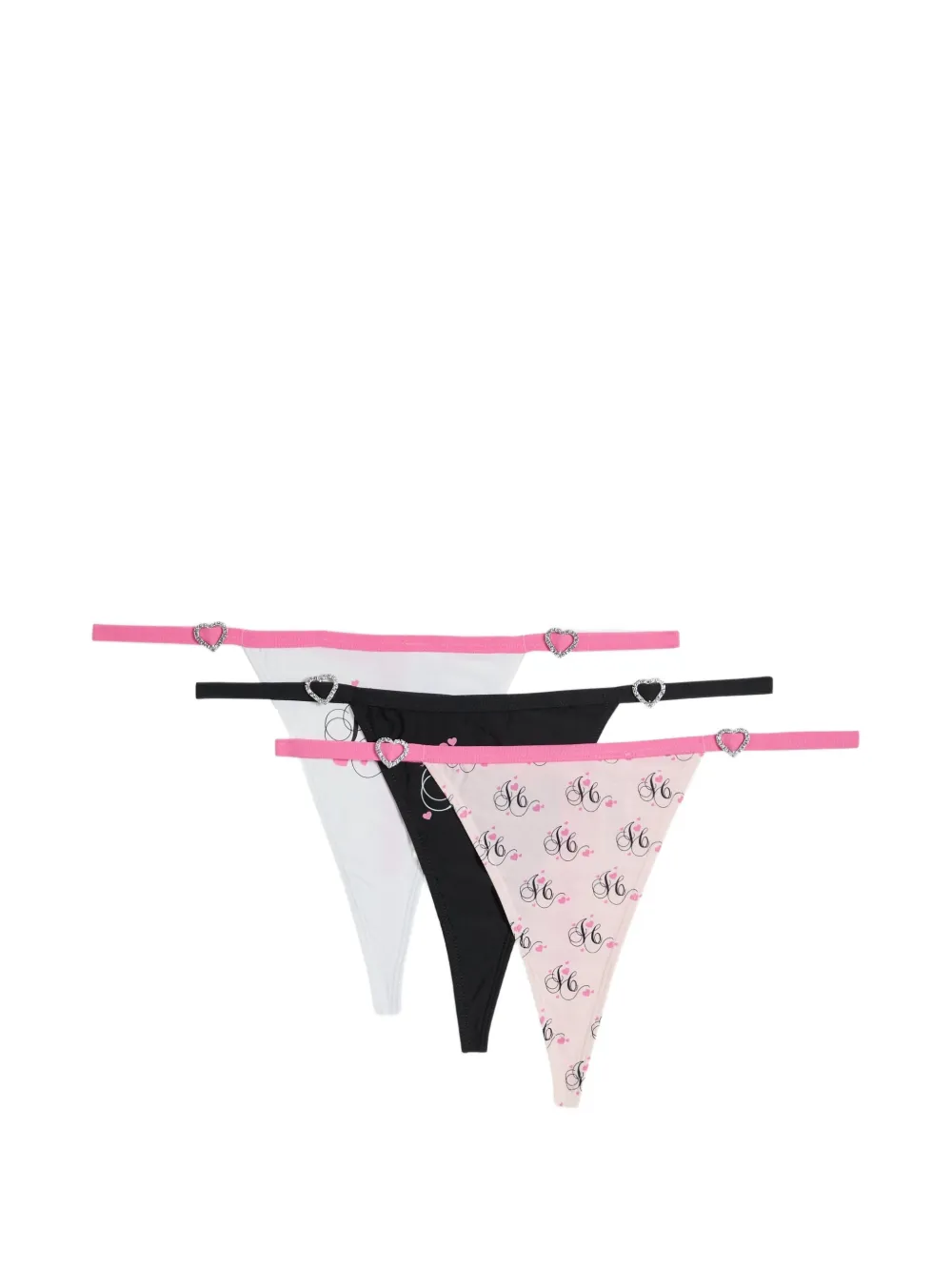Juicy Couture Perizoma con stampa (3 pezzi) - Toni neutri