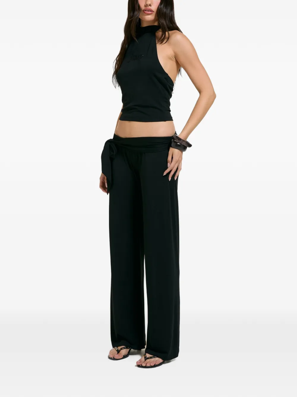 Juicy Couture Straight broek Zwart