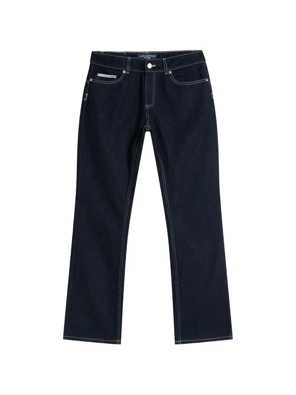Juicy Couture logo-patch bootcut jeans - Blu
