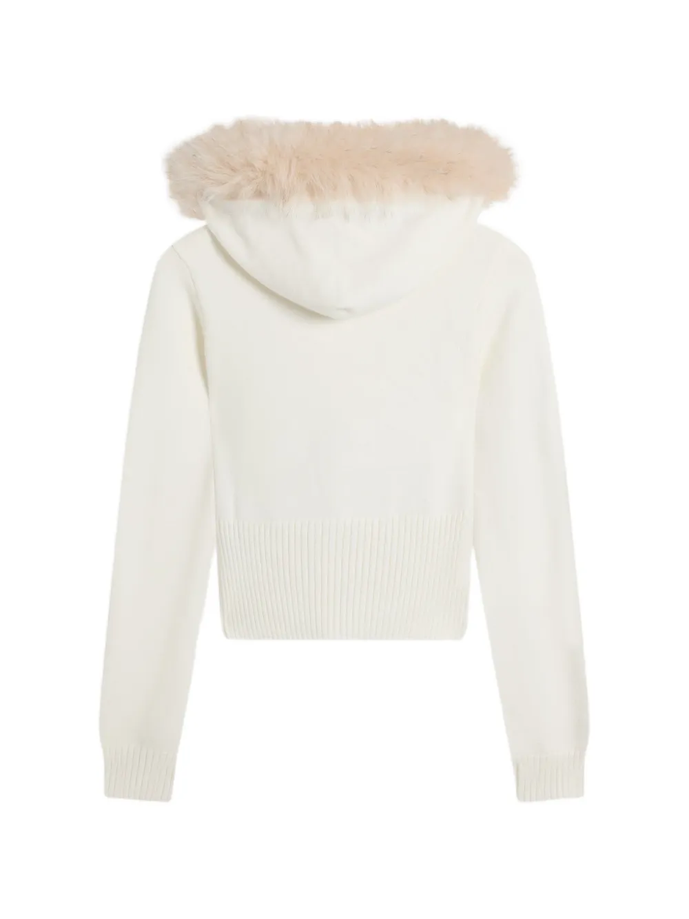 Juicy Couture Hoodie met logo van stras Wit