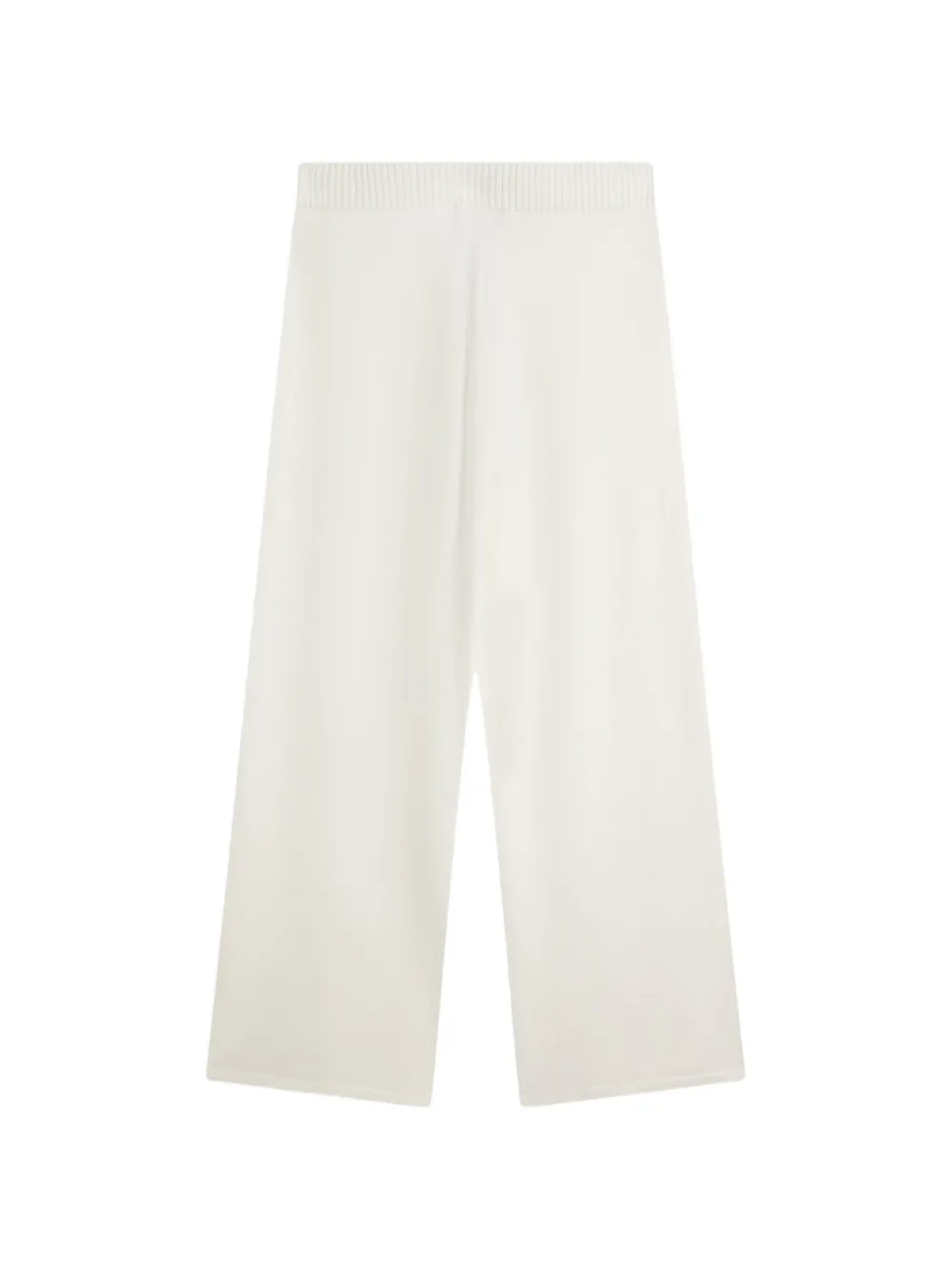 Juicy Couture Gebreide palazzobroek met stras-logo Wit
