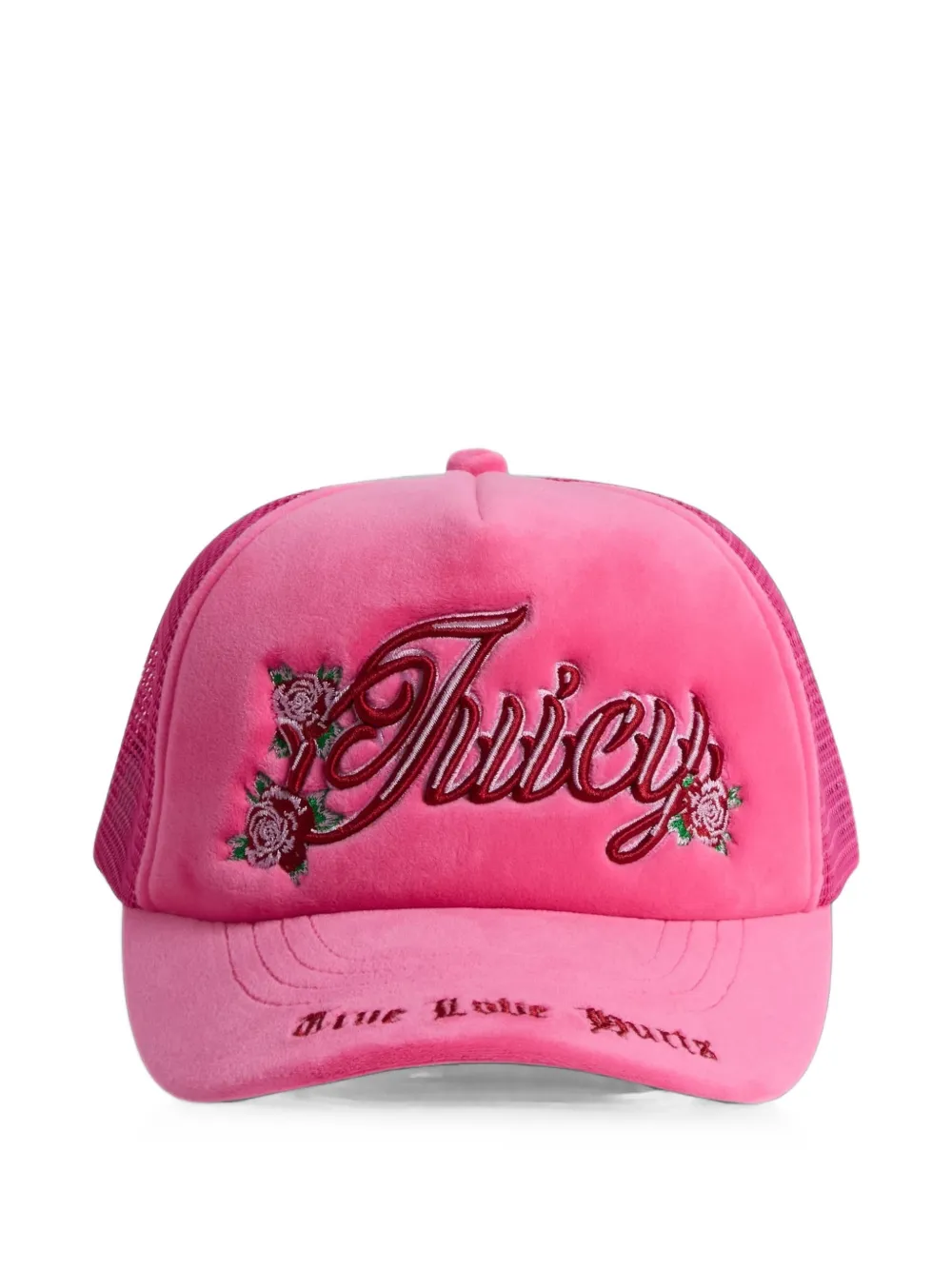 Juicy Couture casquette à logo brodé - Rose Juicy Couture casquette à logo brodé - Rose