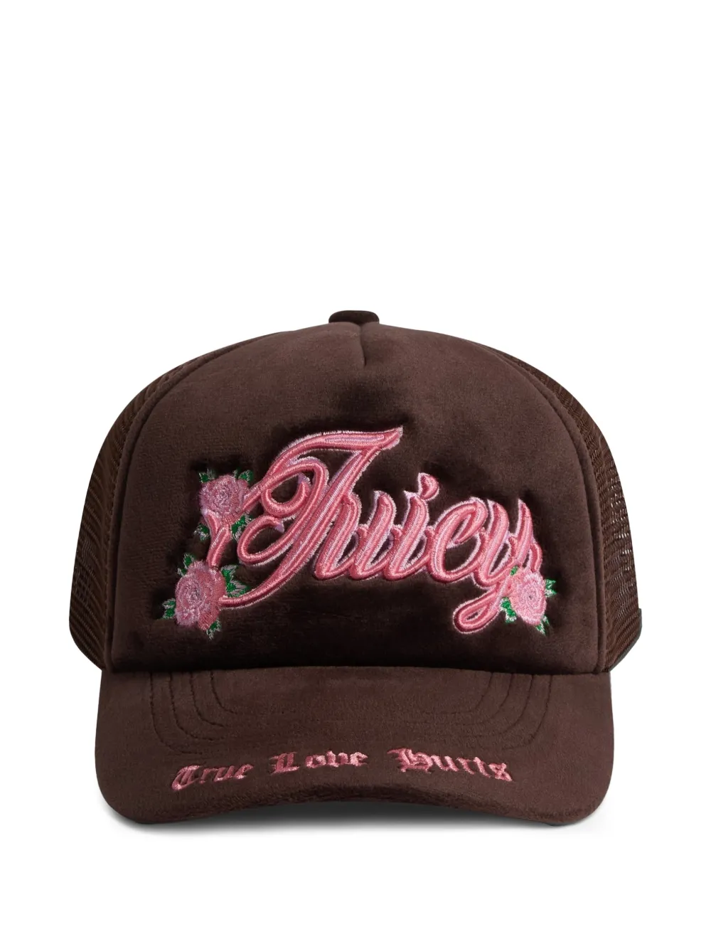 Juicy Couture casquette à logo brodé - Marron Juicy Couture casquette à logo brodé - Marron