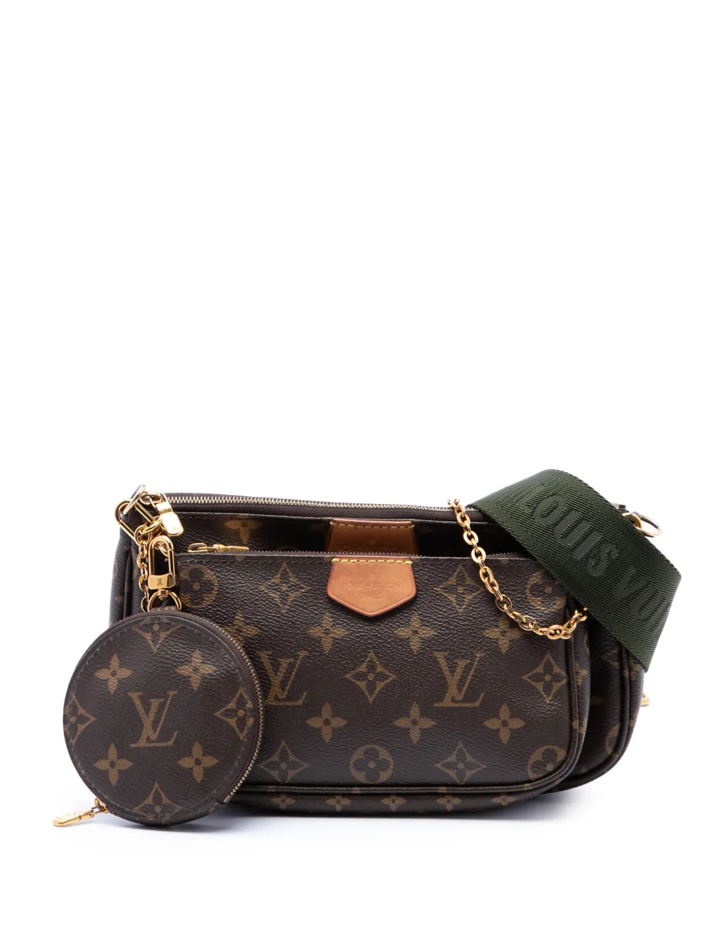 Louis Vuitton Pre-Owned 2020 Multi Pochette Accessoires Satchel-Tasche mit Monogramm - Braun