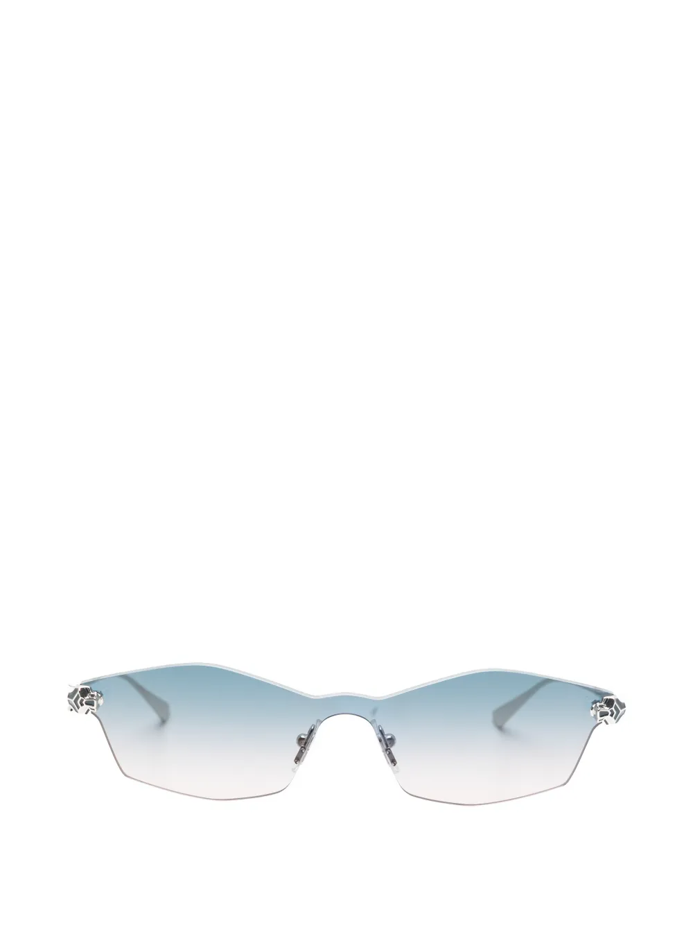 Cartier Eyewear Panthère geometric-frame sunglasses - Silber