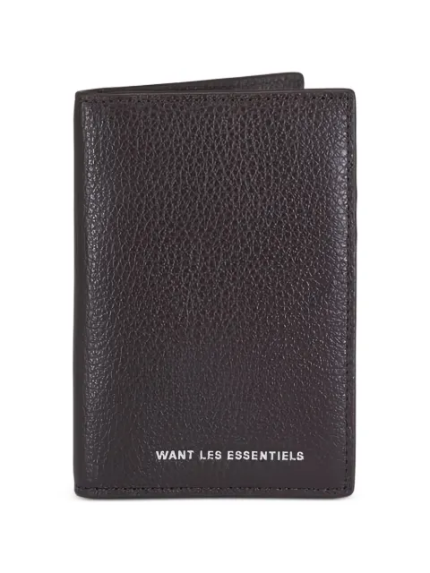 WANT Les Essentiels grained leather cardholder