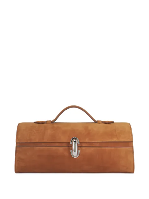 Savette  suede top-handle tote bag