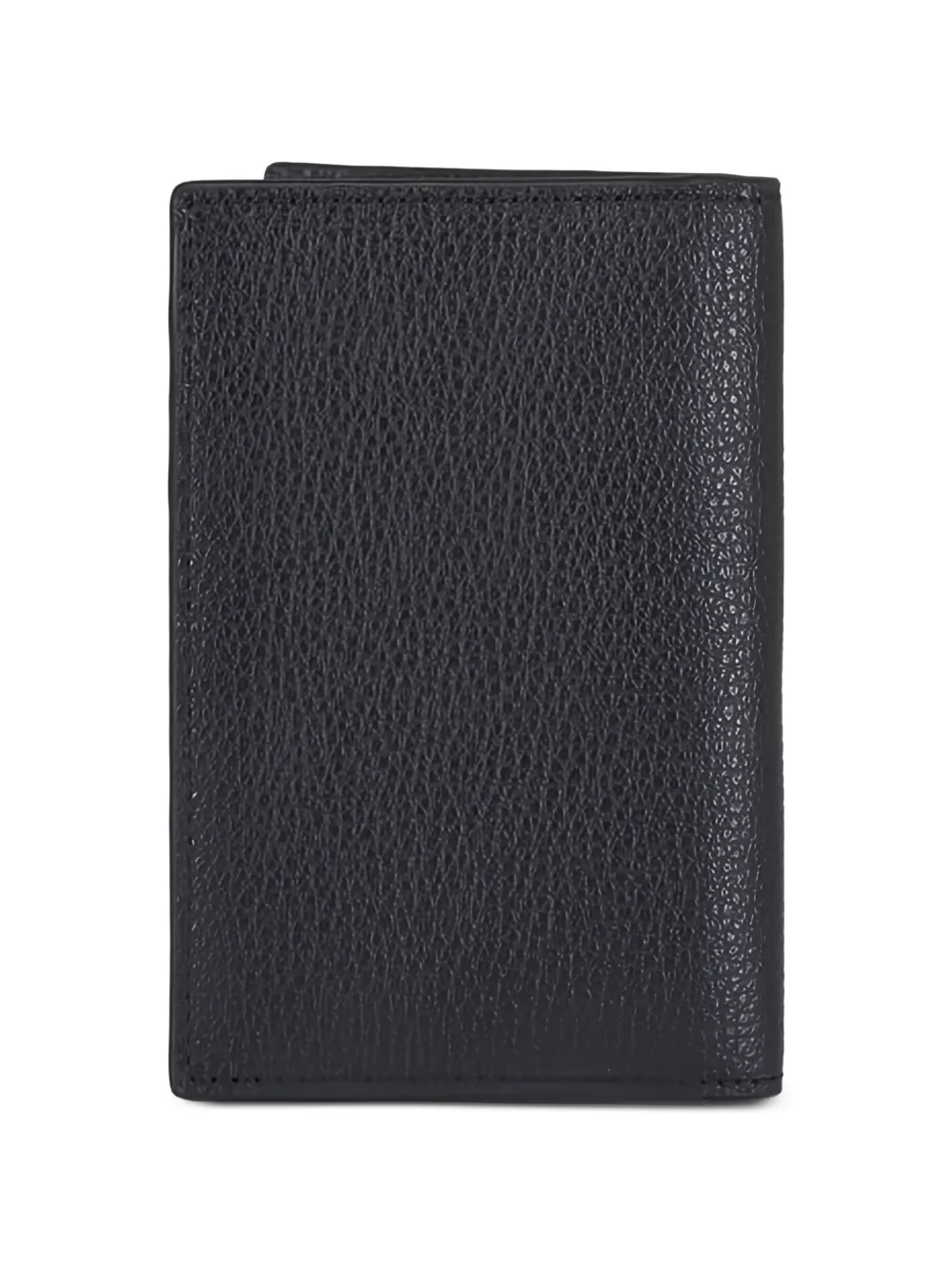 WANT Les Essentiels Pasjeshouder van bewerkt leer Zwart